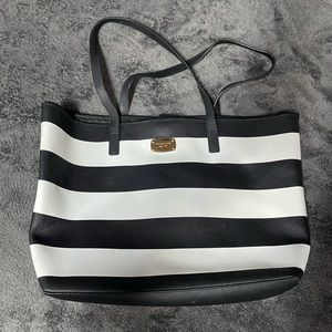 Michael Kors LIKE NEW JETSET CARRYALL STRIPED TOTE